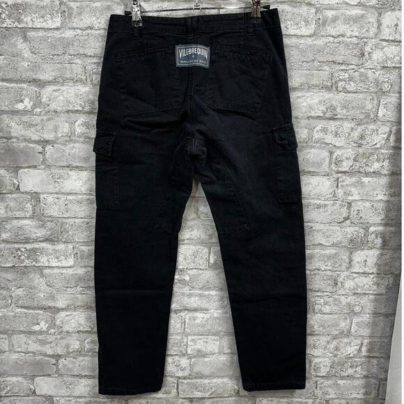 NWT Vilebrequin Kid's Sz 12‎ Washed Black Cargo Tapered Pant - Picture 2 of 13